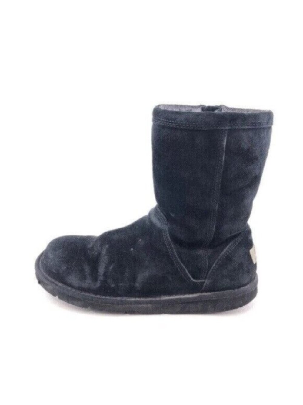UGG Roslyn Black Leather Sheepskin Winter Boots 7